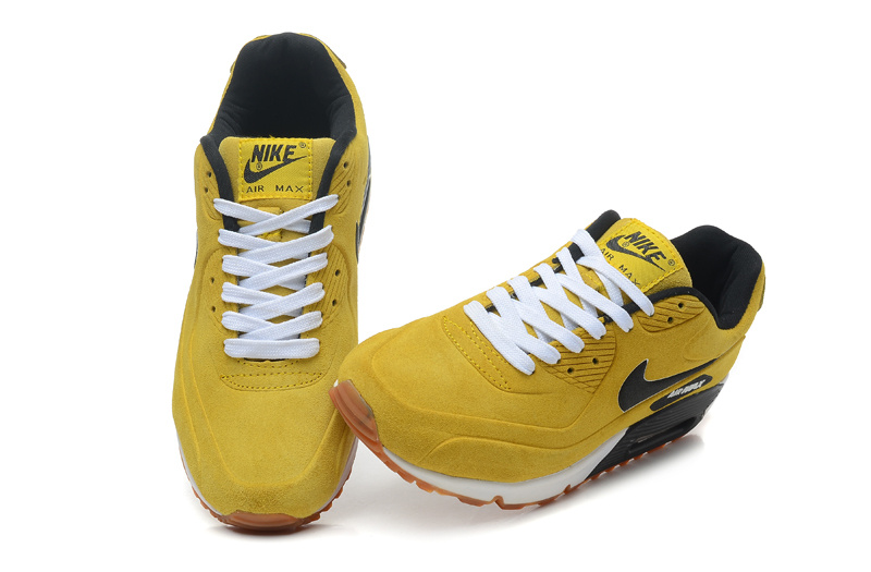 Nike Air Max Shoes Womens Earthy Yellow/Black Online